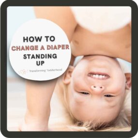 How to Change a Diaper Standing Up