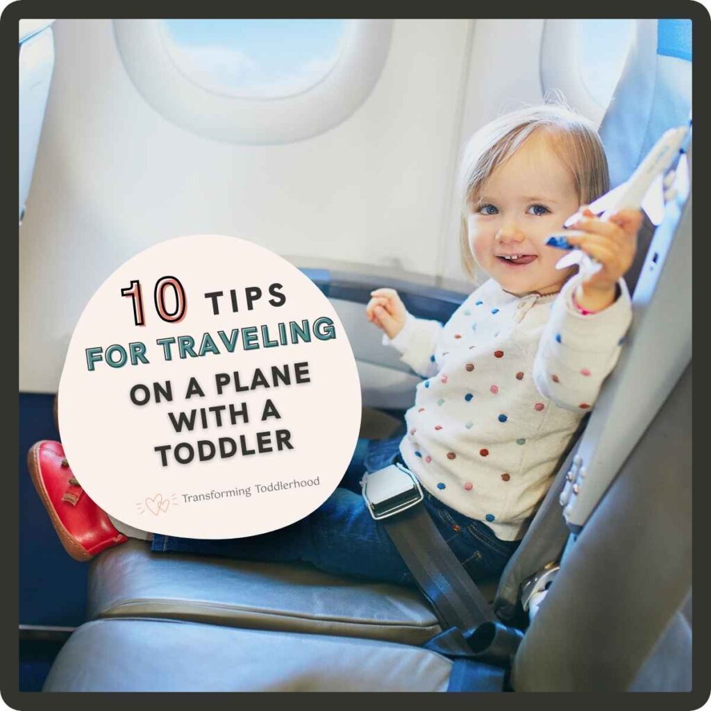 how to travel on plane with toddler